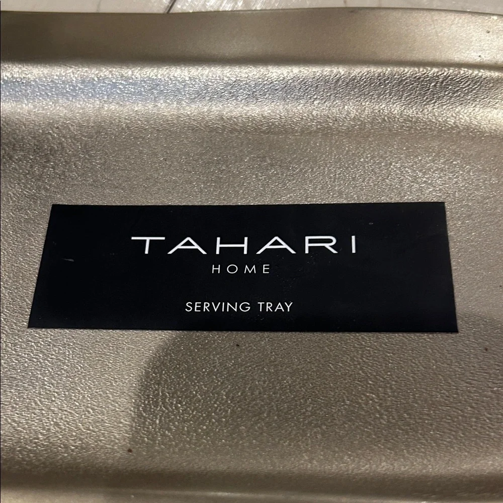 Tahari Elegant Gold Vanity Tray Set